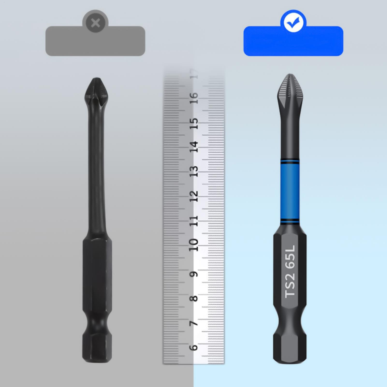 Screwdriver Set - Zestaw bitów do wkrętarki 6-częściowy, magnetyczny,