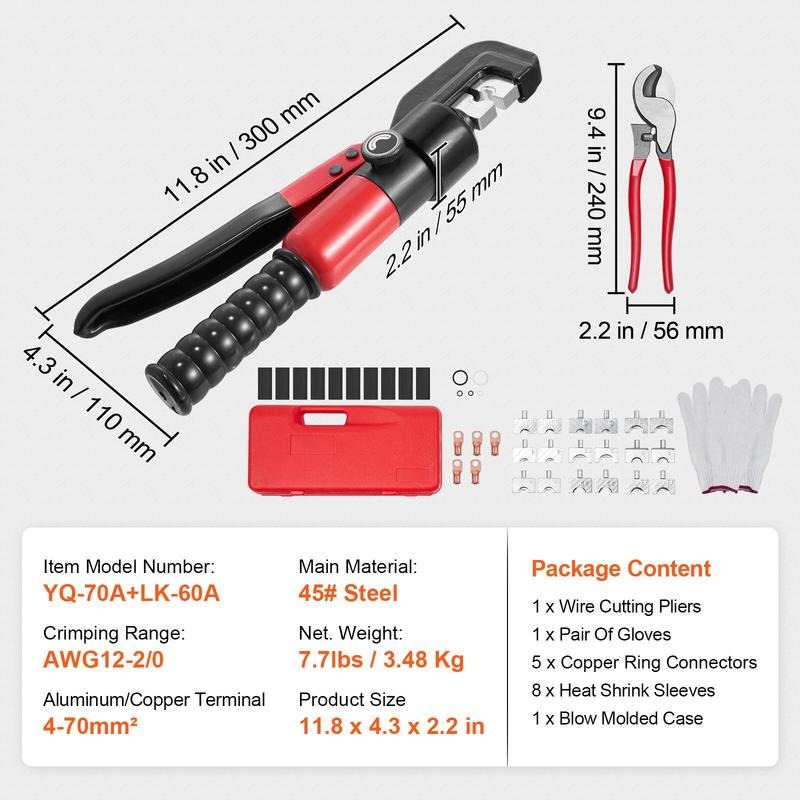 Hydrauliczna zaciskarka do kab – Pliers recenzja i cena