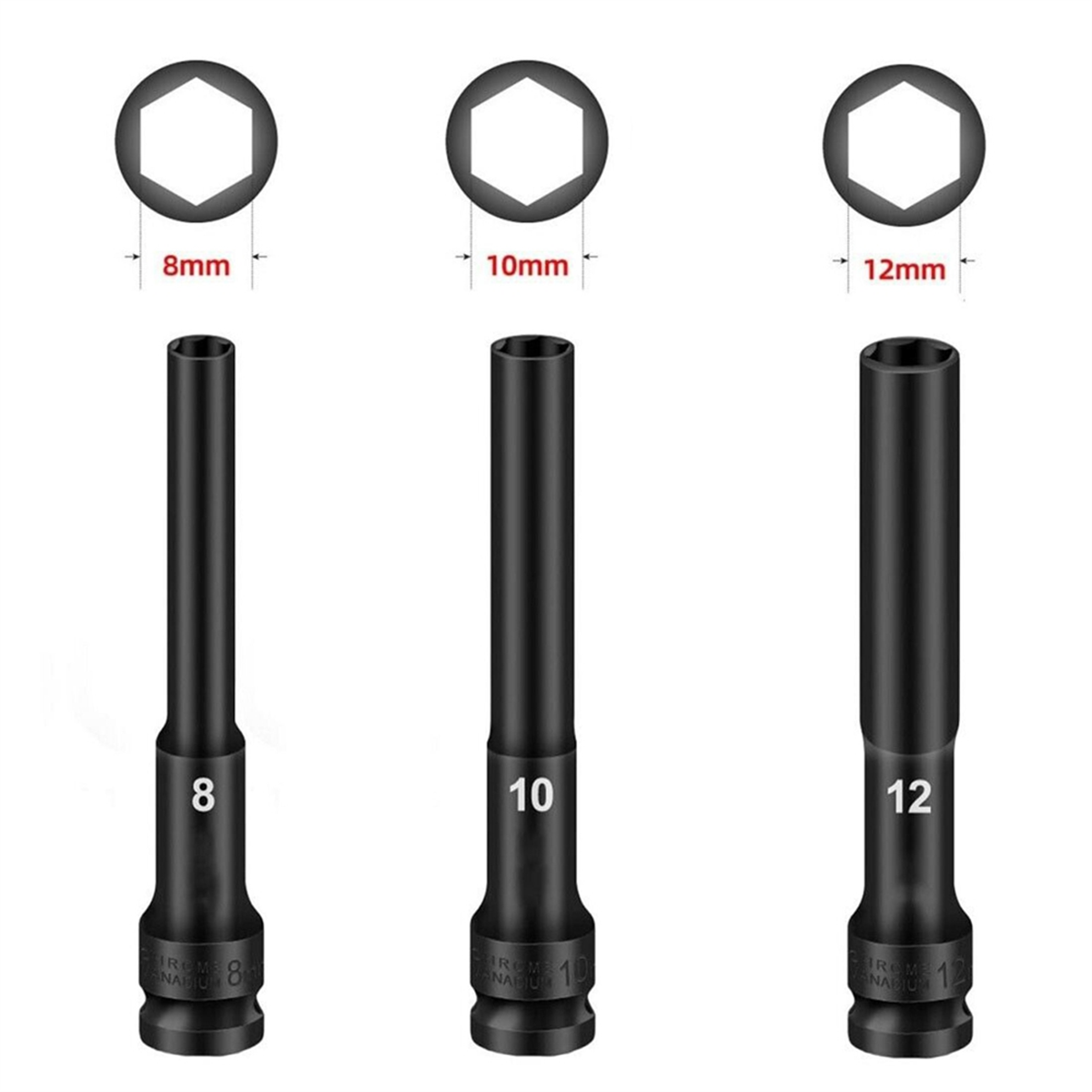 A002 3 SZT. Adapter do klucza  – Socket Wrench recenzja i cena